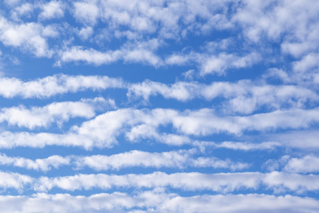 background blue sky and beautiful white clouds