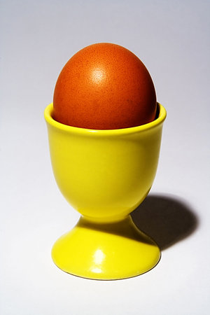 Egg in egg-cupの写真素材