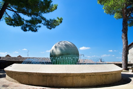 Fountain in Republic of San Marino, Europeの写真素材