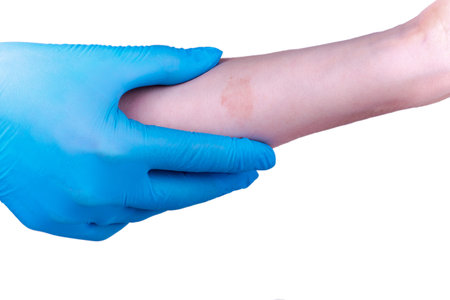 the doctor spends examining an allergic rash of patient