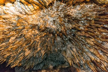 Stalactites in the Demanovska Cave. Slovakiaの写真素材