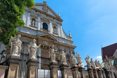 Krakow, Poland July 2019. Church of Saints Peter and Paulのeditorial素材