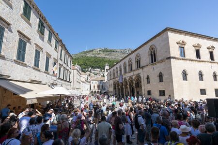 Dubrovnik, Croatia September 2019. Influx of tourists in Dubrovnikのeditorial素材