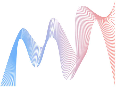 abstract smooth gradient lines. website design abstraction