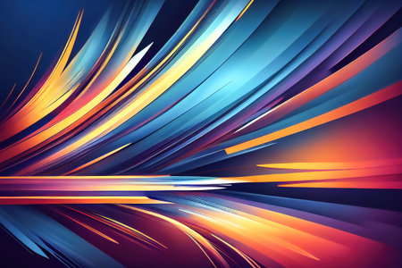 Dynamic abstract background. motion animation. Generative AI.