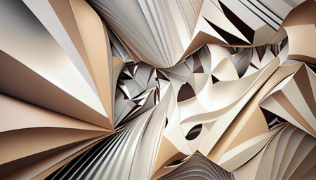 beautiful geometric wallpaper. Generative AI, Generative, AI.の素材
