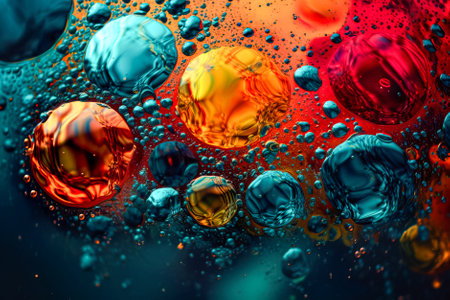 Three brown bears in the zoo. Wild life scene from wild nature. Generative AI.の素材