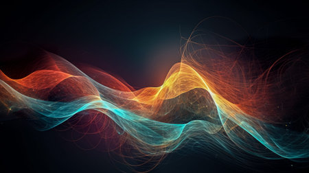 abstract fractal. Fractal art background for creative design. Decoration for wallpaper, desktop,...