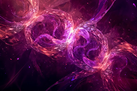 abstract fractal. Fractal art background for creative design. Decoration for wallpaper, desktop,...