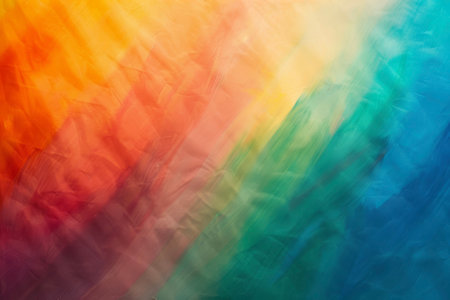 A abstract background of rainbow colors, fading and blending from one to another.の素材