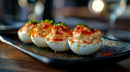 A colorful collage of tie patterns and designs. The image is a mix of blue, red, and orange colors, with various shapes and patterns. Scene is vibrant and lively, with a sense of creativityの素材