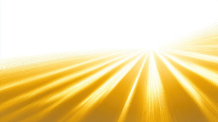 Golden sunlight fills the sky, casting warm rays on the surroundings. This vibrant scene captures the beauty of nature during late afternoon, creating a peaceful atmosphere.の素材