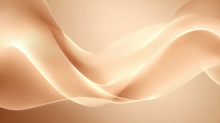 Gentle waves of soft color blend together forming a calm and soothing atmosphere perfect for design.の素材