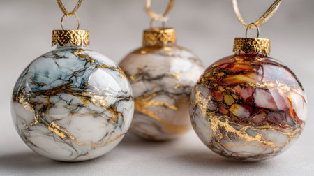 Crafted with intricate designs these stunning ornaments add charm to festive celebrations and decor.の素材