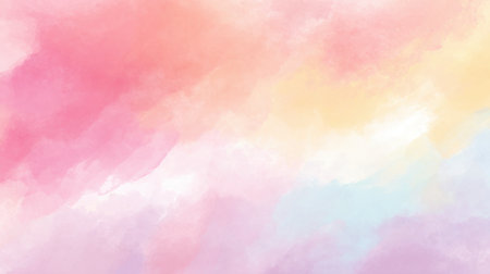 Colors merge gently highlighting a peaceful moment of early morning light and beauty in the sky.の素材