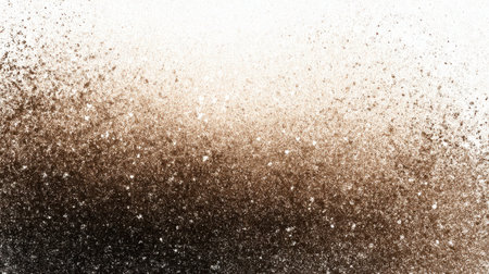 Rich gradient texture featuring a smooth transition from light white to deep brown with small speckles adding depth and interest perfect for artistic and design uses.の素材