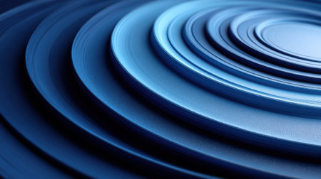 A blue circle with a blue background is the main focus of the image. The circle is surrounded by a blue border, which gives it a sense of depth and dimensionの素材