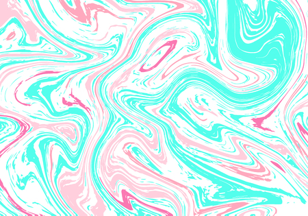 Vector Ink texture watercolor hand drawn marbling illustration, abstract background, aqua printのイラスト素材
