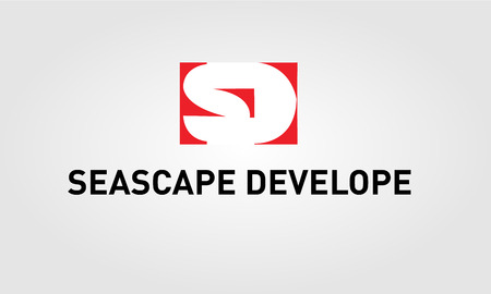 Logotype SD company group linked letter.Vector illustrationのイラスト素材