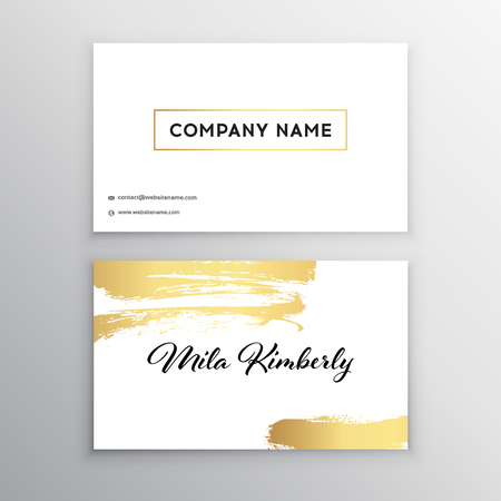 Set of Black and Gold Design Templates for Brochures, Flyers, Mobile Technologies and Online Services, Typographic Emblems, Logo, Banners and Infographic. Abstract Modern Backgrounds.Brush strokeのイラスト素材