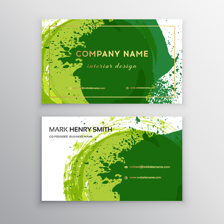 Vector business card. Luxury business card design.のイラスト素材
