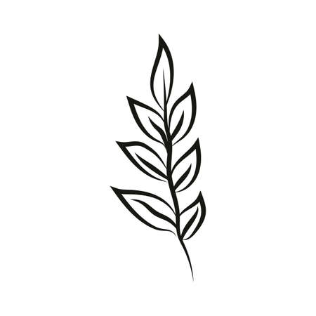 Leaf logo design, vector natural concept inspiration, leaf icon. Leavesのイラスト素材