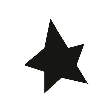 Magic and alchemy star. Trendy line art style.のイラスト素材