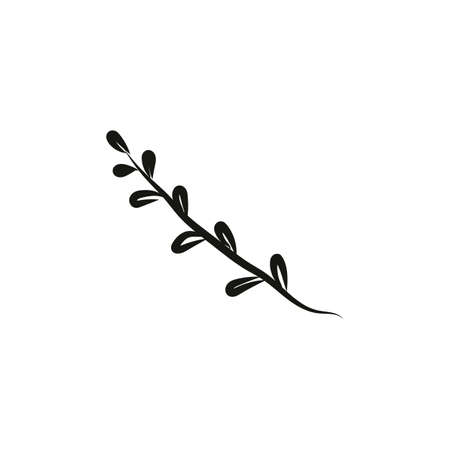 Leaf logo design, vector natural concept inspiration, leaf icon. Leavesのイラスト素材