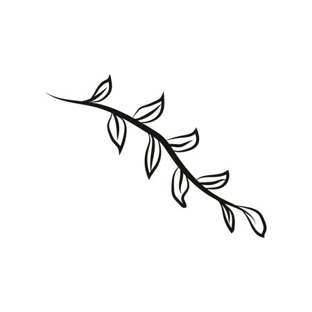 Leaf logo design, vector natural concept inspiration, leaf icon. Leavesのイラスト素材