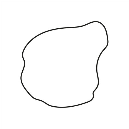 Abstract Landscape Hand Drawn Elements. Hand drawn design elements. Vector black ink abstract textures.のイラスト素材