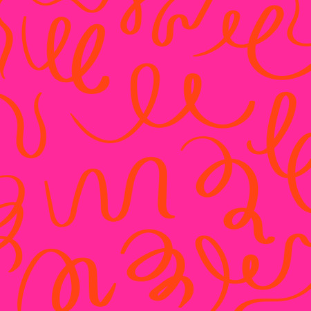 Colorful geometric shape background in trendy riso graph print texture style.のイラスト素材