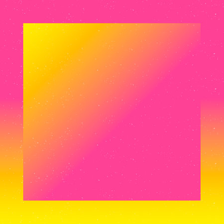 Colorful geometric shape background in trendy riso graph print texture style.のイラスト素材