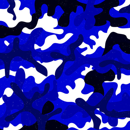 Colorful geometric shape background in trendy riso graph print texture style.のイラスト素材