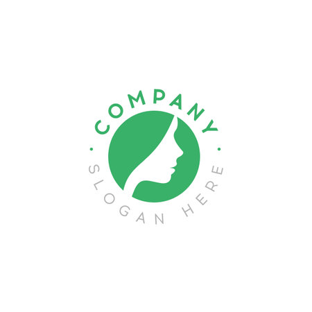 Womens health logo. Logo Concept for Beauty Salons and Spa.のイラスト素材