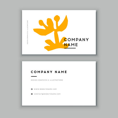 Luxury, Modern and Elegant Business Card Design templateのイラスト素材
