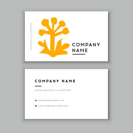 Luxury, Modern and Elegant Business Card Design templateのイラスト素材