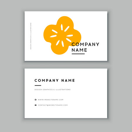 Luxury, Modern and Elegant Business Card Design templateのイラスト素材