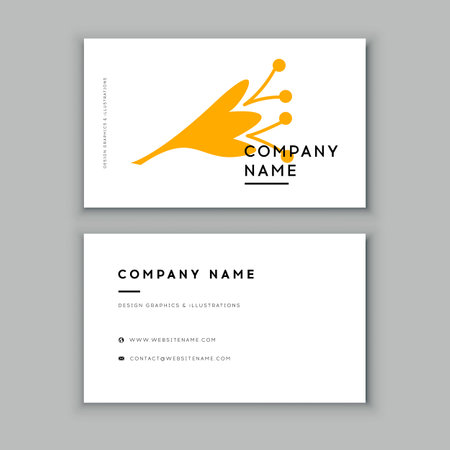 Luxury, Modern and Elegant Business Card Design templateのイラスト素材
