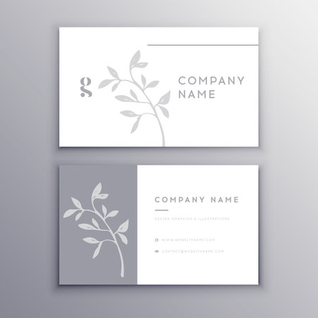 Luxury, Modern and Elegant Business Card Design templateのイラスト素材