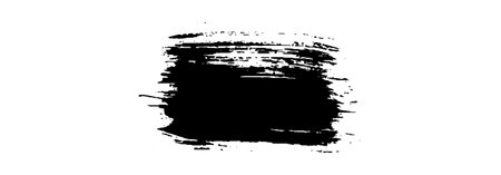 Black Brush strokes isolated on white background. Dry Brush Strokes and Scratches Retro Grunge Background. Vector brush stroke texture. Black ink, paint splatter.のイラスト素材