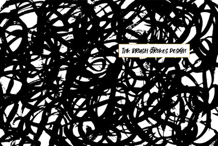 Grunge ink brush strokes elements. Black paint brush, stroke, line, grunge. Dirty textures of banners, boxes, frames and design elements. Black grunge brush stroke ink template collectionのイラスト素材