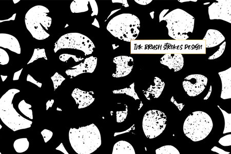 Grunge ink brush strokes elements. Black paint brush, stroke, line, grunge. Dirty textures of banners, boxes, frames and design elements. Black grunge brush stroke ink template collectionのイラスト素材