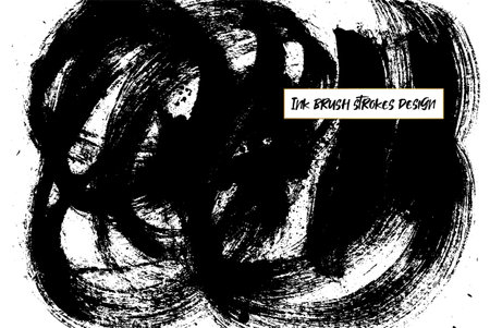 Grunge ink brush strokes elements. Black paint brush, stroke, line, grunge. Dirty textures of banners, boxes, frames and design elements. Black grunge brush stroke ink template collectionのイラスト素材