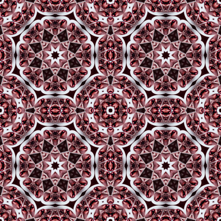 Abstract geometric seamless pattern with volumetric effect. Seamless background for design and...