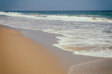 Indian Ocean Beach in Mozambique Africaの写真素材