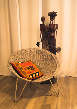 Details African style home interiorの写真素材
