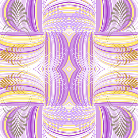 Abstract pattern with the ornament of threads and knots.のイラスト素材
