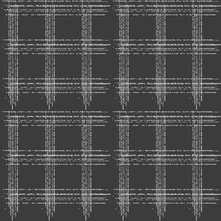 Seamless pattern of horizontal and vertical stripes in black and white color. Vector drawing cell....