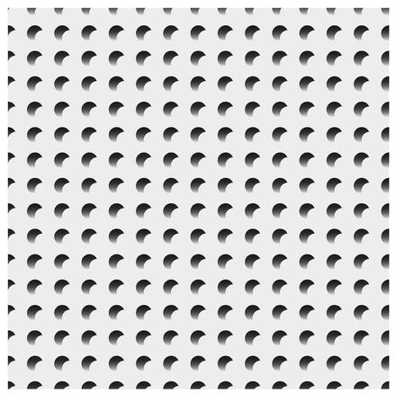Perforated flat surface of paper, plastic, metal sheet. Seamless vector pattern.のイラスト素材