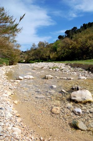 Mountain river in the forest - Spainの写真素材